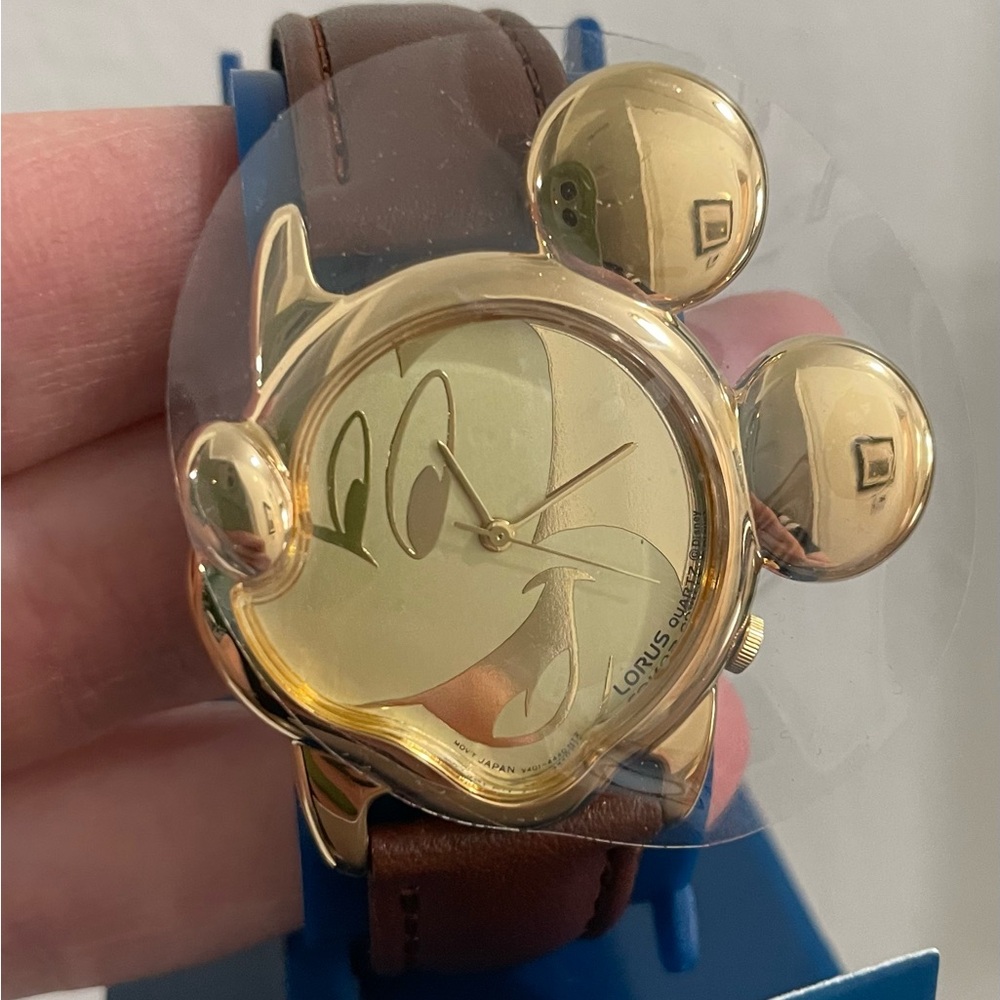 LORUS DISNEY MICKEY MOUSE Gold Ears 34mm Stainless Steel